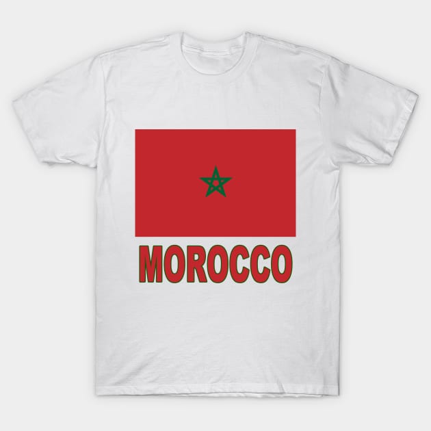 The Pride of Morocco - Moroccan National Flag Design T-Shirt by Naves